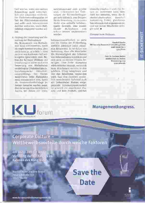 Vorschauseite 4: (K)eine Aufgabe für die IT?Informationssicherheit und ISMS