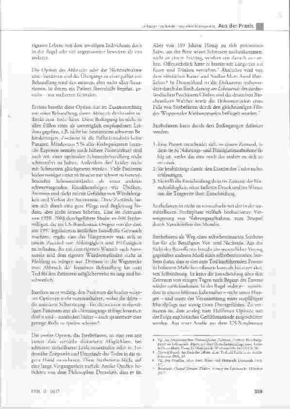 Vorschauseite 5: Sterbehilfe eine ethische Perspektive