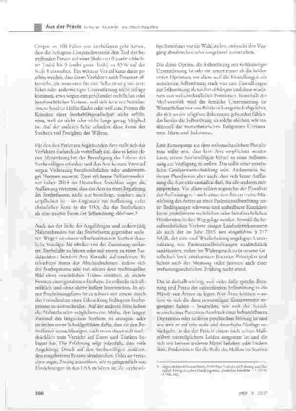 Vorschauseite 6: Sterbehilfe eine ethische Perspektive