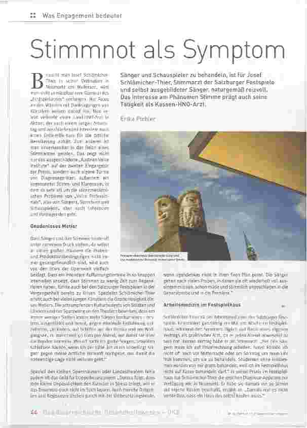 Vorschauseite 1: Stimmnot als Symptom