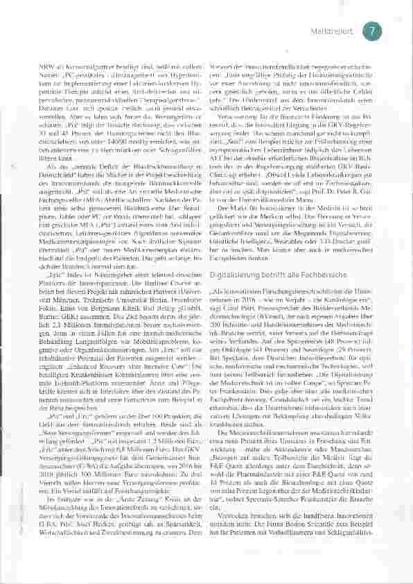 Vorschauseite 2: Vorreiter Kardiologie Neues in Aussicht