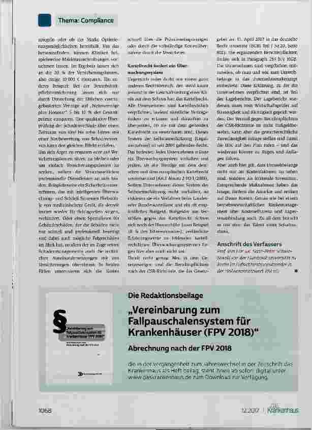 Vorschauseite 3: Hans-Peter Schwintowski