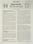 Vorschauseite 1: Corrected: Neues aus der Schweiz