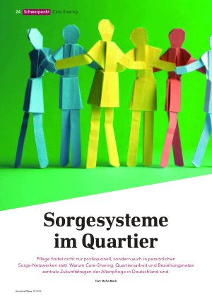 Vorschauseite 1: Sorgesysteme im Quartier