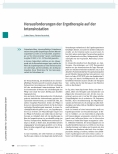 Vorschauseite 1: Herausforderungen der Ergotherapie auf der Intensivstation