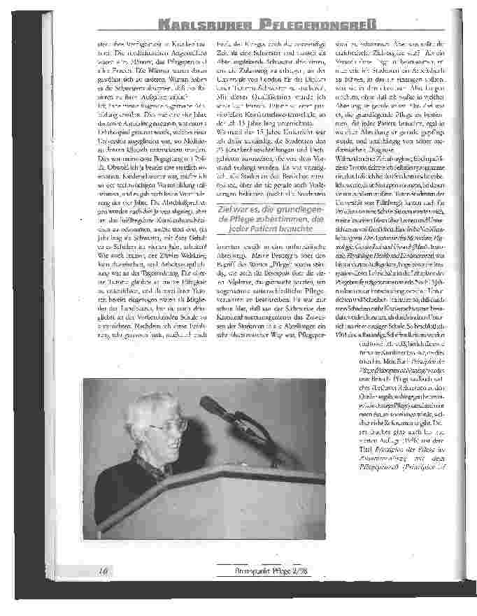 Vorschauseite 3: Der Pflegeberuf im Wandel der Zeit