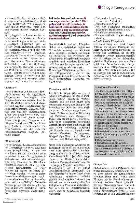 Vorschauseite 3: Qualitätssicherung in der Pflegedokumentation -Eine Anleitung zur praktischen Durchführung-