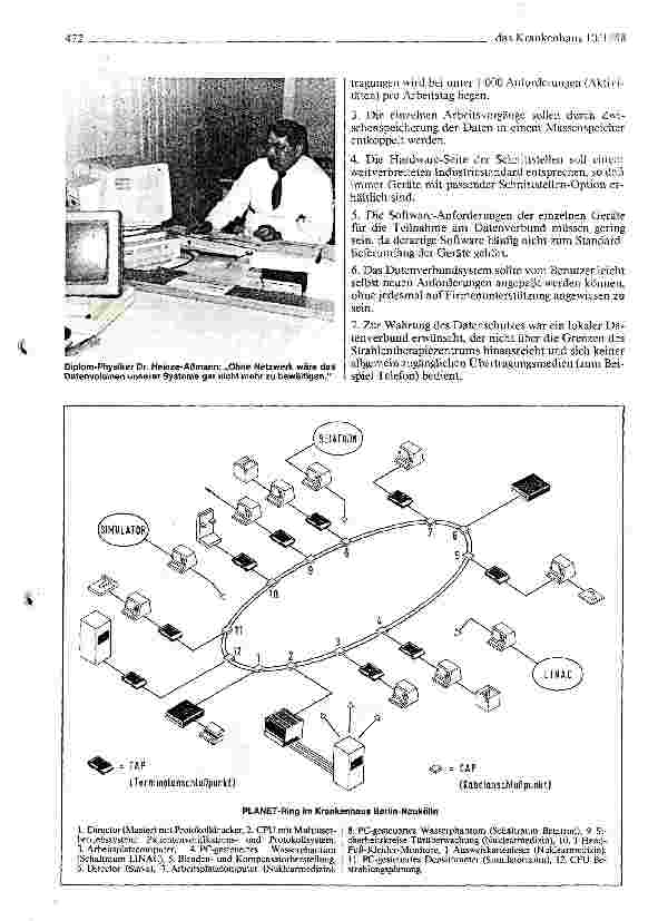 Vorschauseite 3: Planet im Krankenhaus Neuköln (Private Lokal Area Network)