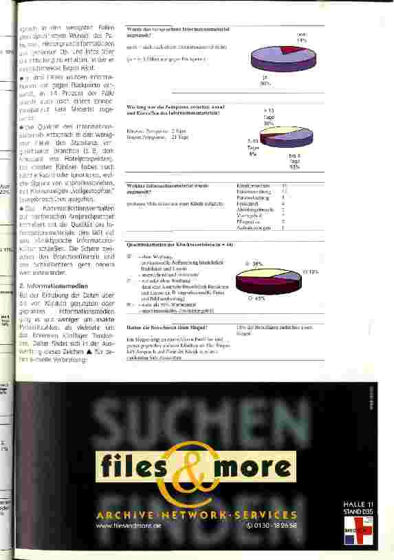 Vorschauseite 4: Informationskultur und Informationsmedien im deutschen Klinikmarkt Welche Signale werden ausgesandt?