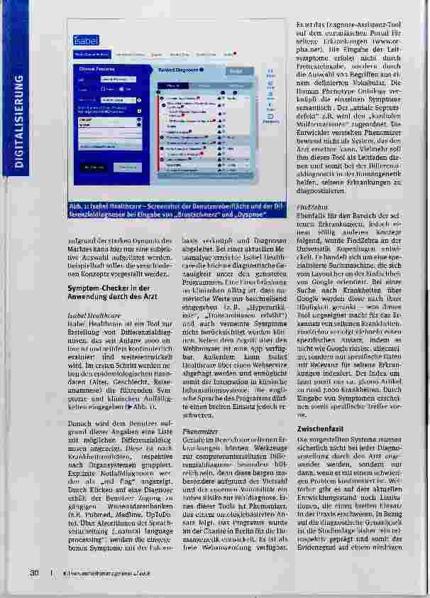 Vorschauseite 2: Computerbasierte Diagnoseunterstützung für Arzte und Patienten