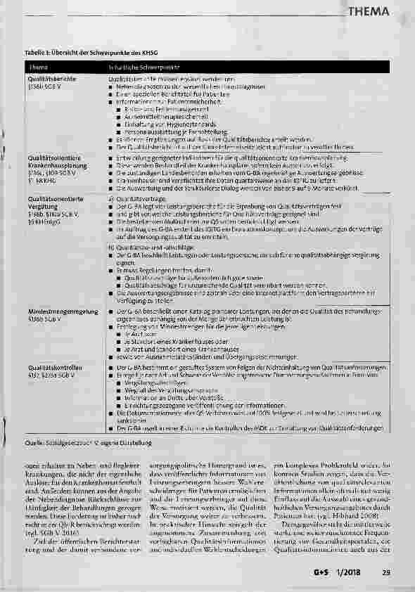 Vorschauseite 3: Qualitätsoffensive Krankenhaus