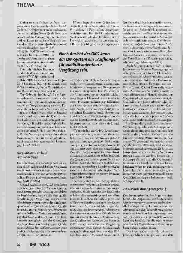 Vorschauseite 6: Qualitätsoffensive Krankenhaus