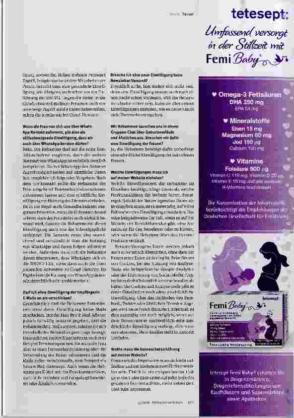 Vorschauseite 2: Rechtsforum Die DSGVO: noch Fragen?