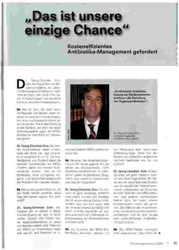 Vorschauseite 1: Das ist unsere einzige Chance