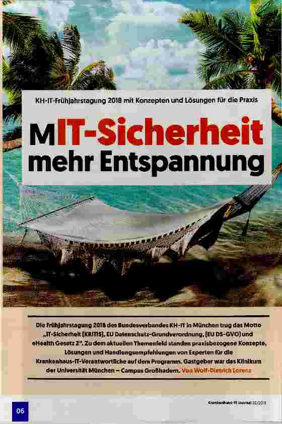 Vorschauseite 1: MlT-Sicherheit mehr Entspannung