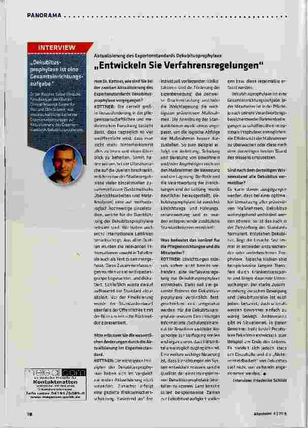 Vorschauseite 1: „Entwickeln Sie Verfahrensregelungen“