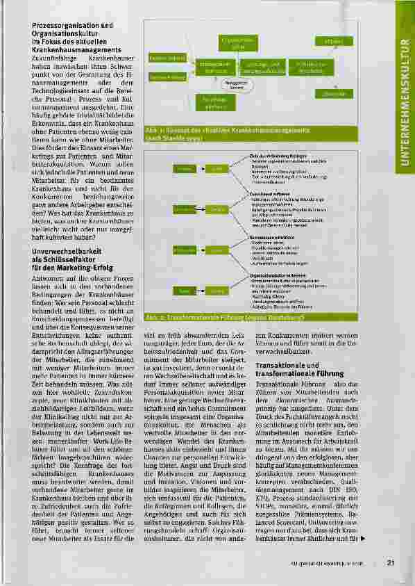 Vorschauseite 2: Unverwechselbarkeit als Ziel transformationaler Führung
