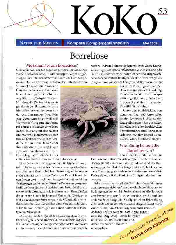 Vorschauseite 1: Borreliose