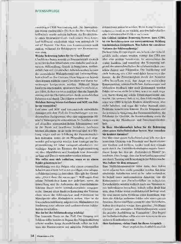 Vorschauseite 3: „Jeder muss sich eingestehen, dass er fehleranfällig ist