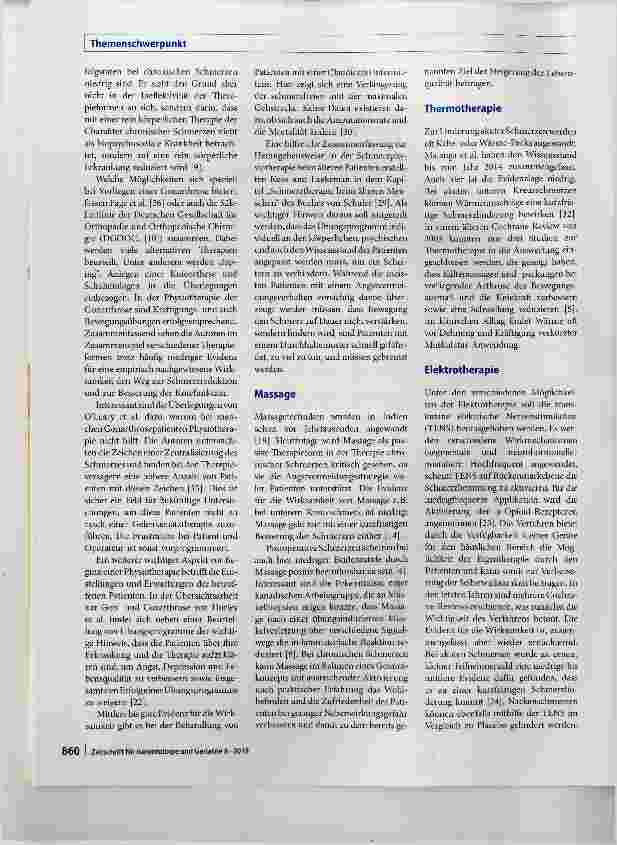 Vorschauseite 2: Nichtmedikamentöse Schmerztherapie bei chronischem Schmerz