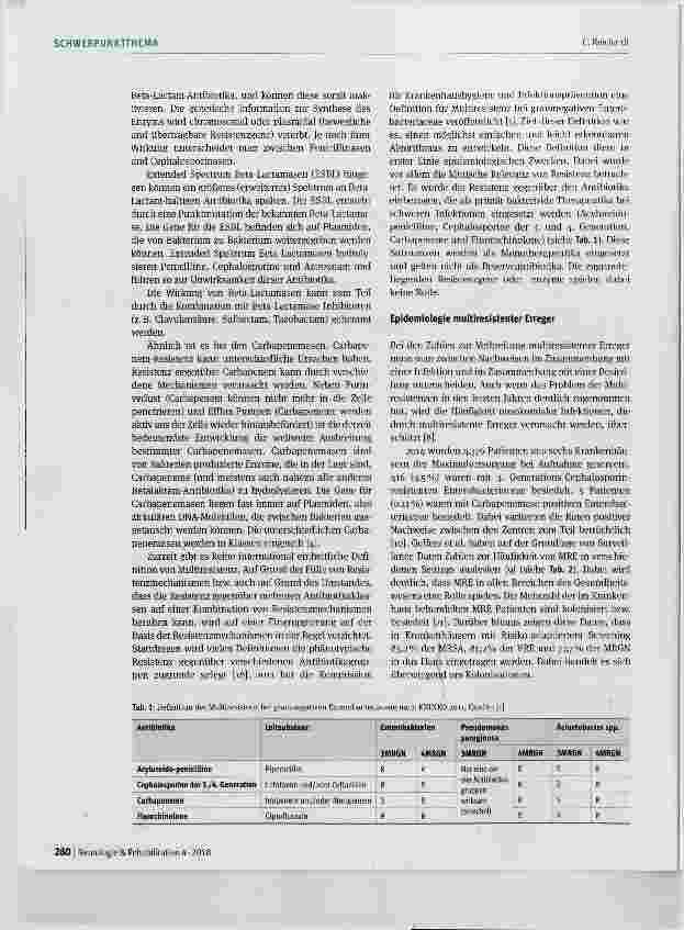Vorschauseite 4: Mechanismen der Resistenzentwicklung; Multiresistenter Erreger und Konsequenzen für die Praxis