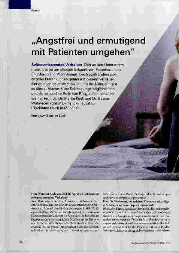 Vorschauseite 1: Angstfrei und ermutigend mit Patienten umgehen