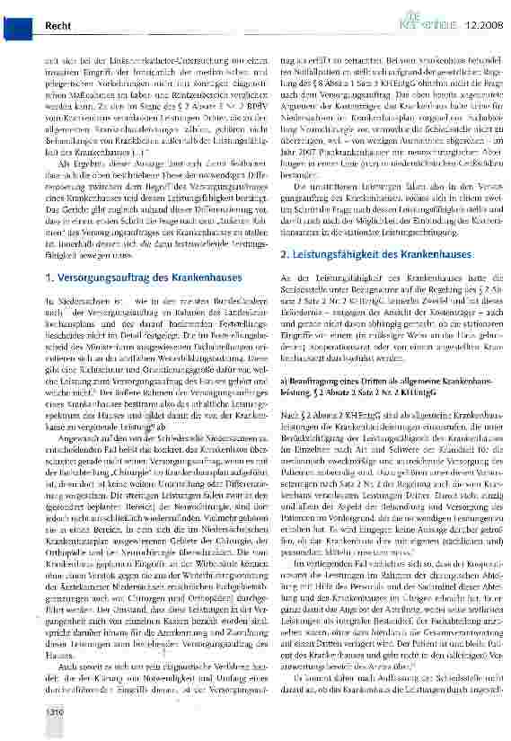 Vorschauseite 2: Einkauf von Drittleistungen und deren Berücksichtigung im Budget des Krankenhauses