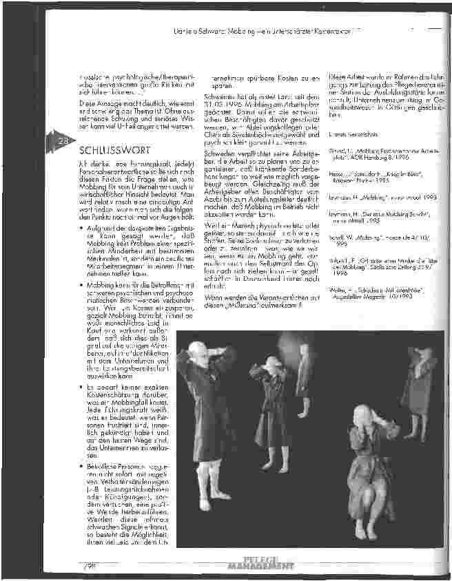 Vorschauseite 5: Mobbing - ein unterschätzter Kostenfaktor