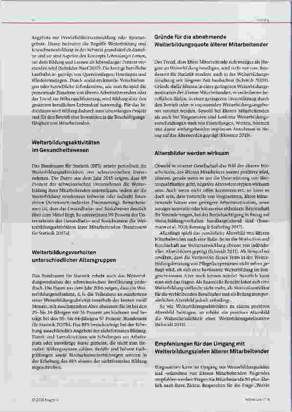Vorschauseite 2: Lebenslanges Lernen in den Gesundheitsberufen