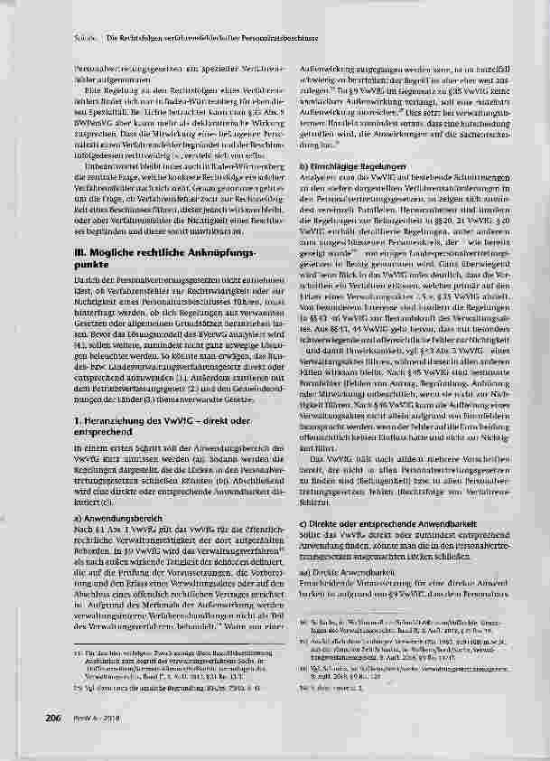Vorschauseite 3: Die Rechtsfolgen verfahrensfehlerhafter Personalratsbeschlüsse
