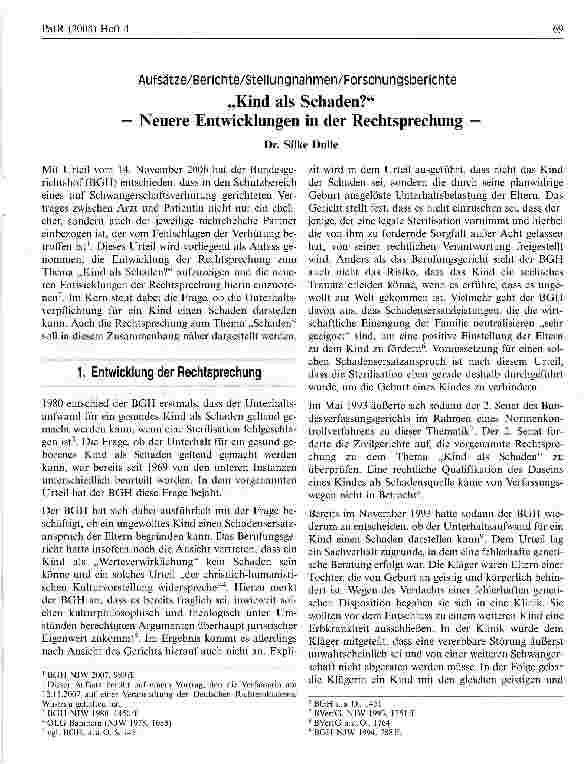 Vorschauseite 1: Neuere Entwicklungen in der Rechtsprechung