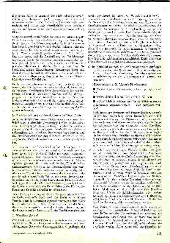 Vorschauseite 5: Zur Haftung der Krankenhäuser und Ärzte