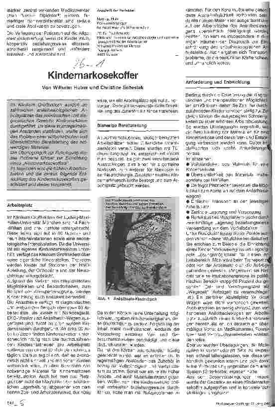 Vorschauseite 1: Kindernarkosekoffer