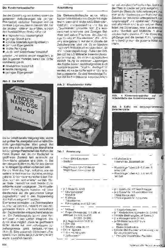 Vorschauseite 2: Kindernarkosekoffer