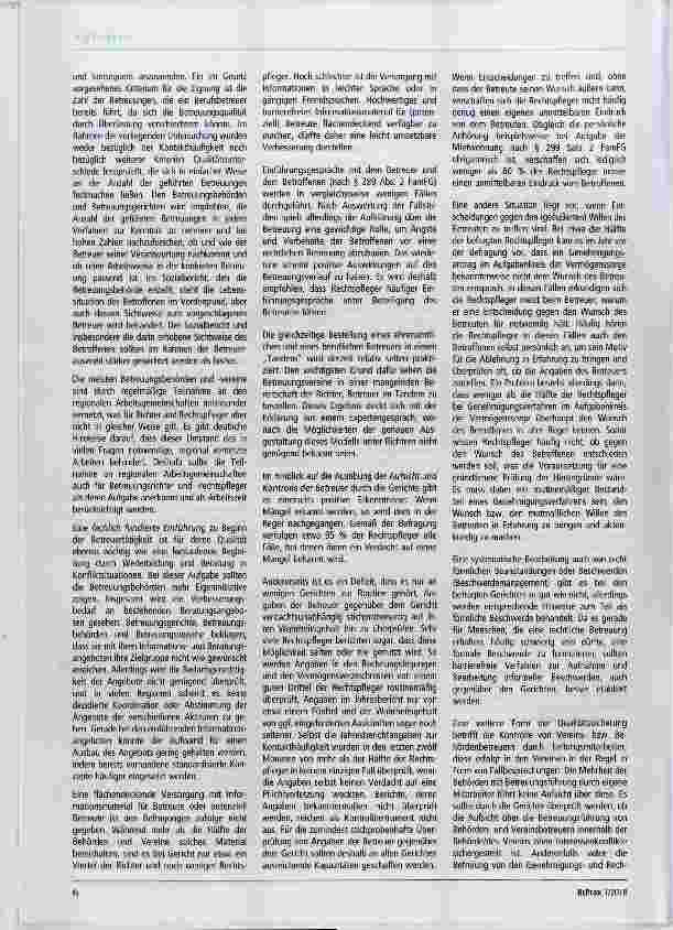 Vorschauseite 4: Qualität in der rechtlichen Betreuung Ausgewählte Forschungsergehnisse