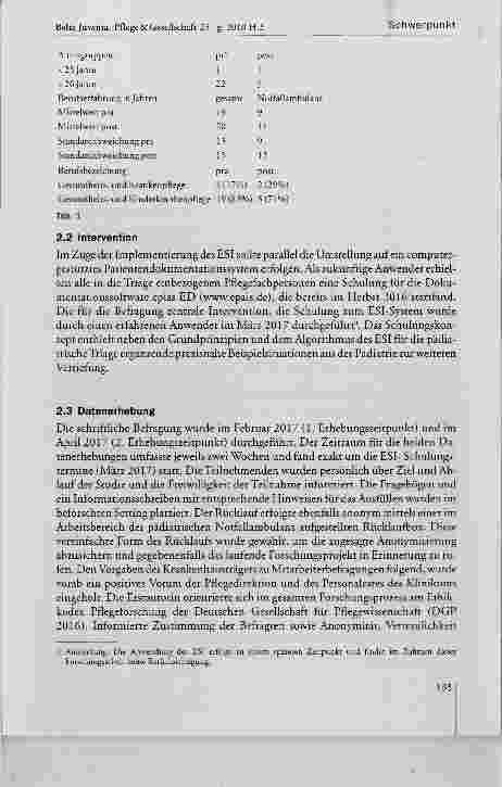 Vorschauseite 4: Einschätzungen von Pflegefachpersonen zur Patiententriage in der Kindernotfallambulanz