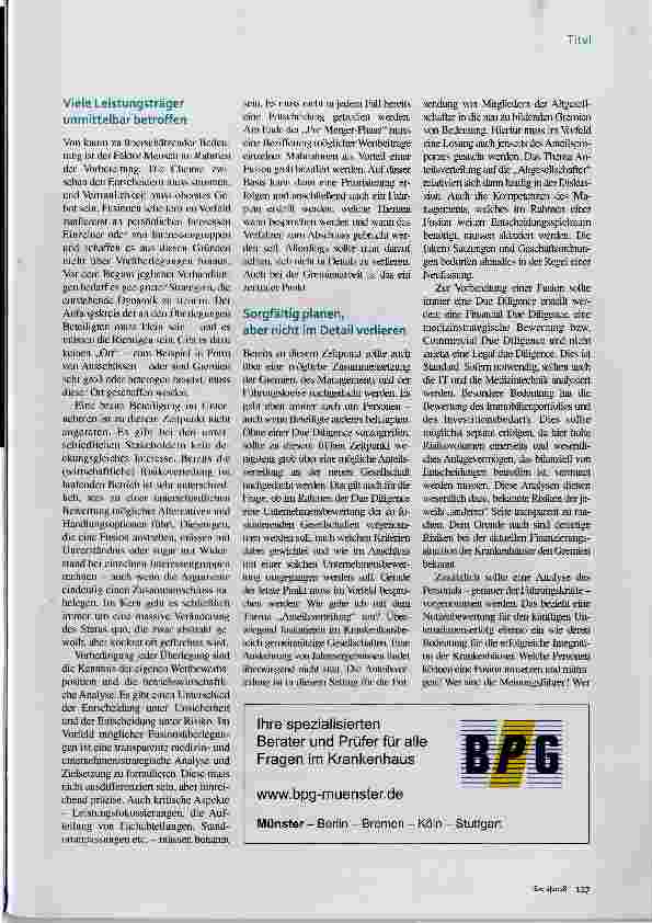 Vorschauseite 2: Die Chemie muss stimmen