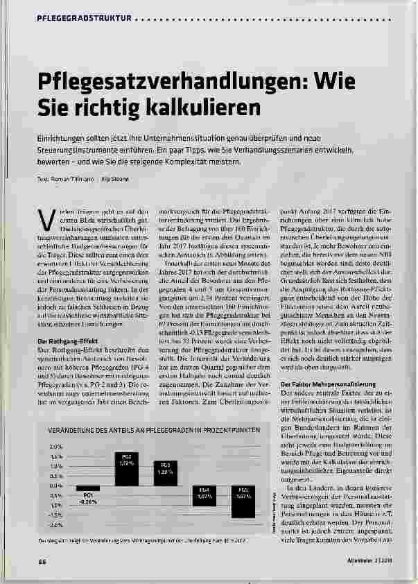 Vorschauseite 1: Pflegesatzverhandlungen: Wie Sie richtig kalkulieren