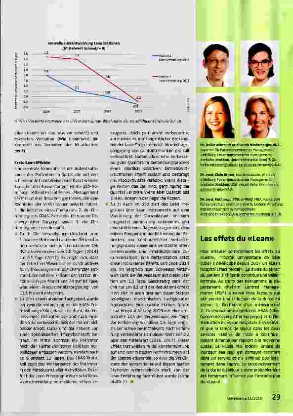 Vorschauseite 2: Lean-Wirkung auf einer Bettenstation