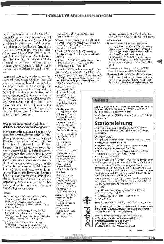 Vorschauseite 4: Anforderungen im Pflegestudium in den USA Ein Erfahrungsbericht