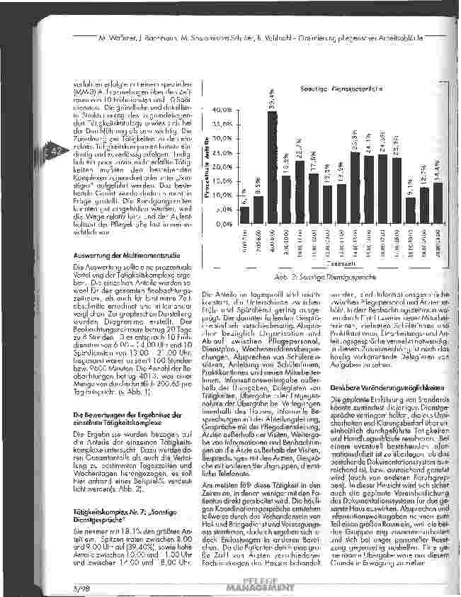Vorschauseite 4: Optimierung pflegerischer Arbeitsabläufe Auf der Grundlage von Multimomentstudien - Ein empirischer Vergleich