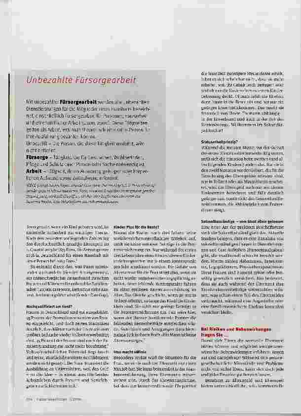 Vorschauseite 3: Elternzeit - Risiken und Nebenwirkungen