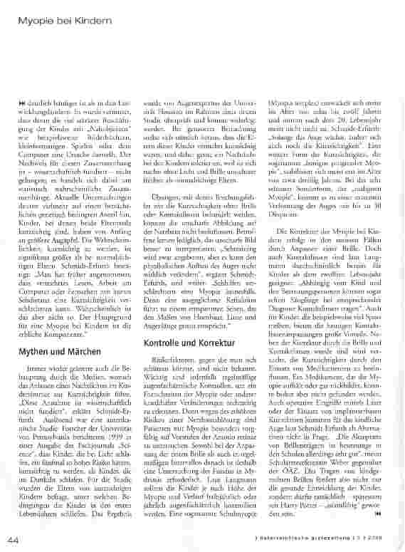 Vorschauseite 3: Sehschwächen rechtzeitig sehen