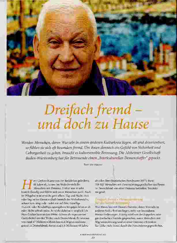 Vorschauseite 1: Dreifach fremd - und doch zu Hause