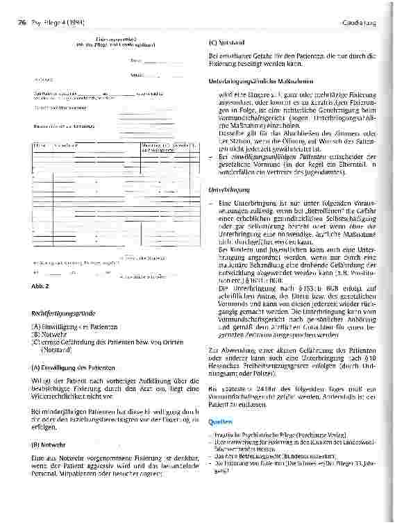 Vorschauseite 3: Standard zur Fixierung eines Patienten - Ein Beispiel aus der Kinderund Jugendpsychiatrie