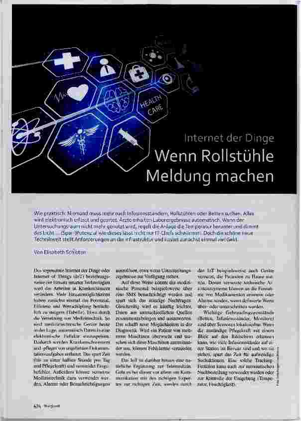 Vorschauseite 1: Wenn Rollstühle Meldung machen