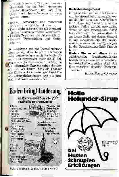 Vorschauseite 2: Aus Beruf und Verband