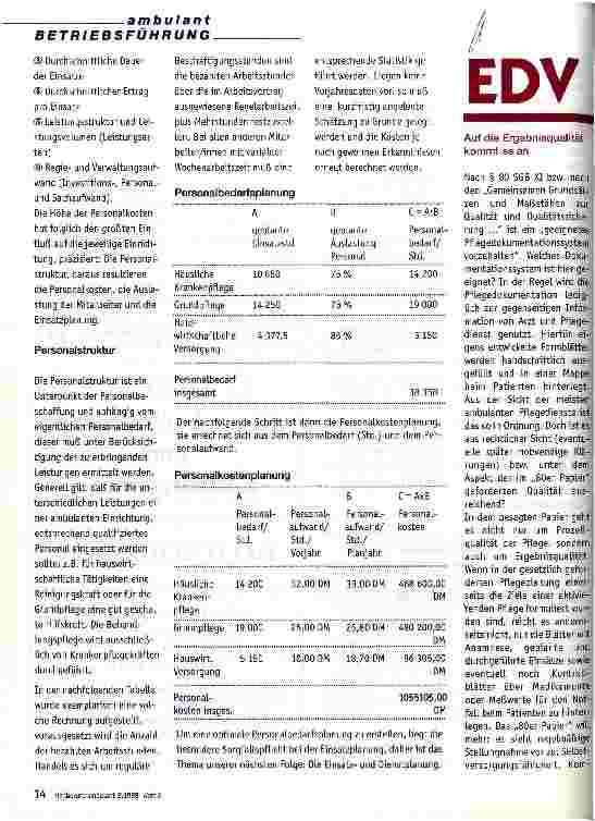 Vorschauseite 2: Ambulantes Management in der Praxis Teil 1 Leistungen ambulanter Pflegeeinrichtungen