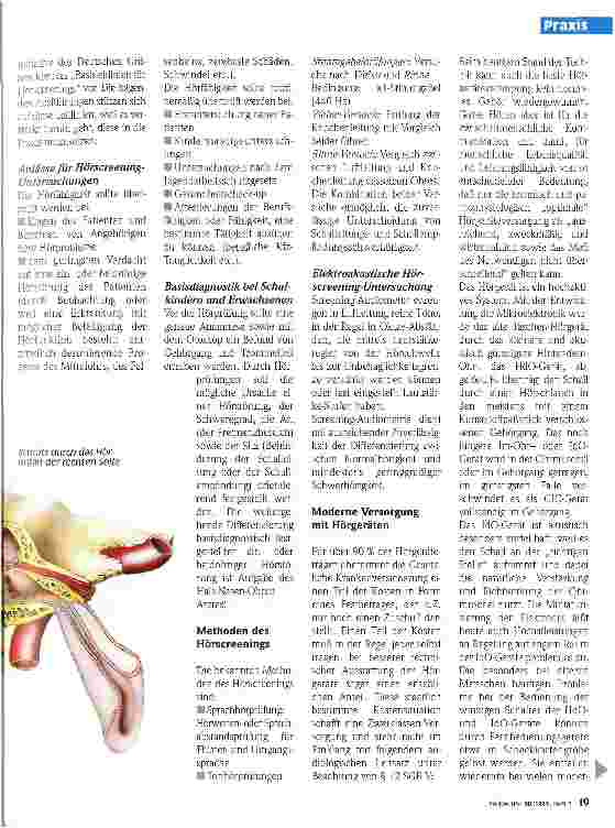 Vorschauseite 2: Patienten mit Schwerhörigkeit