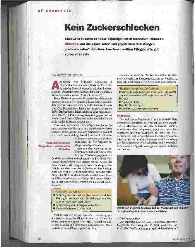 Vorschauseite 1: Kein Zuckerschlecken